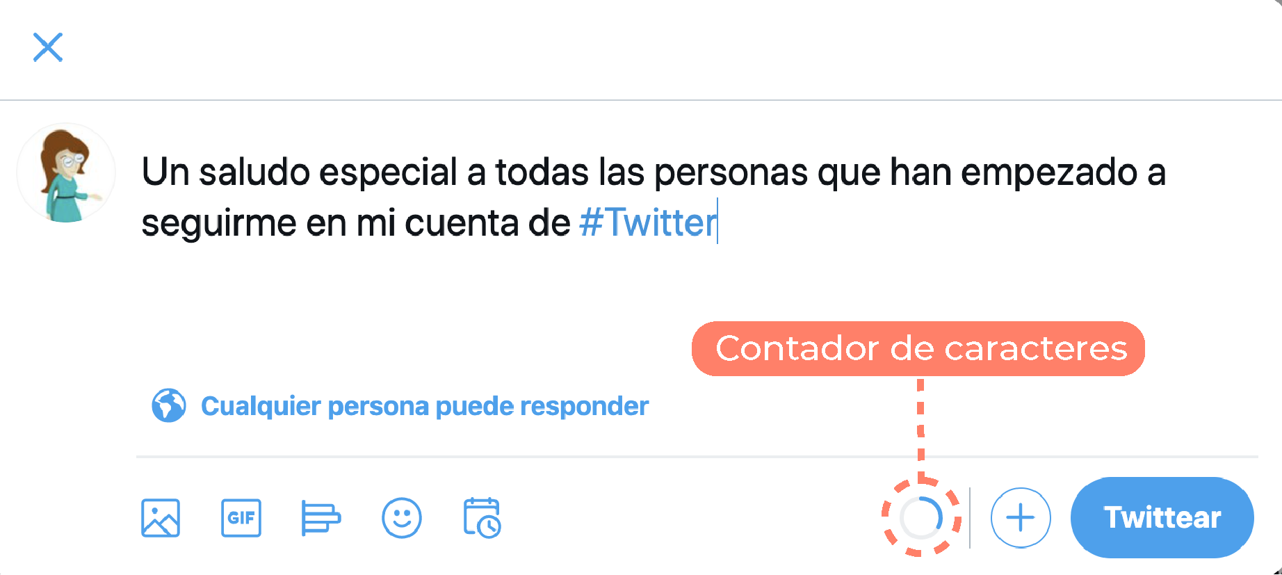 Página de inicio de Twitter